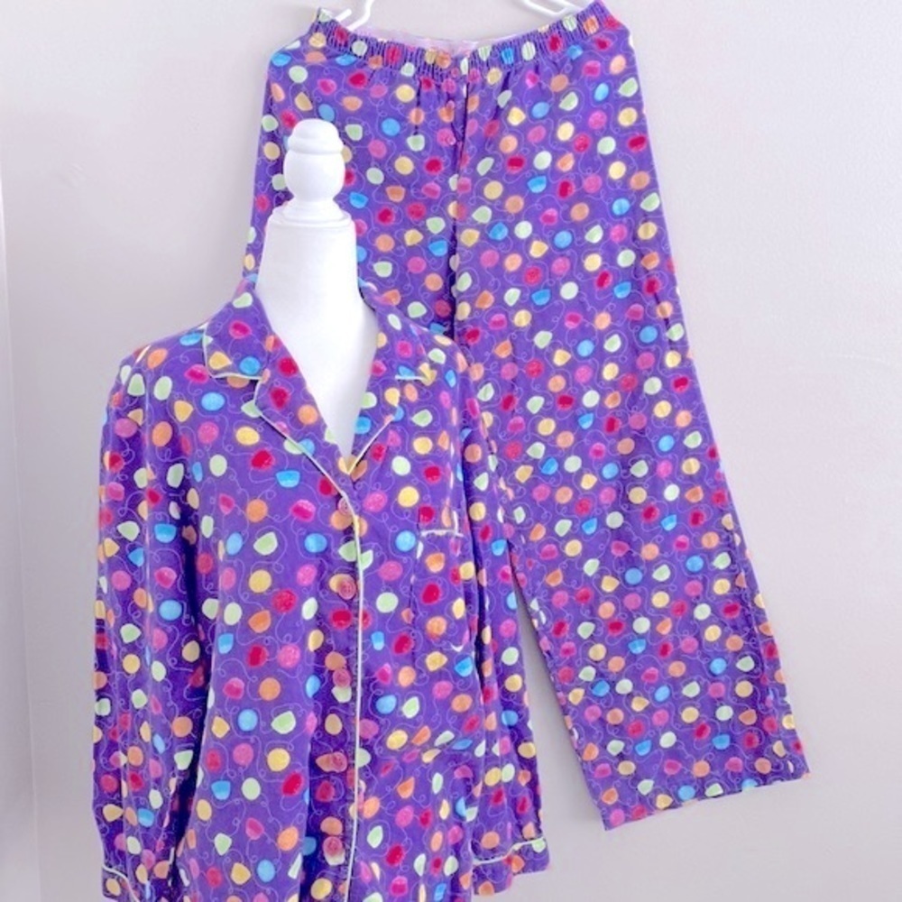 Vintage Y2K Victoria’s Secret gumdrop flannel pj set